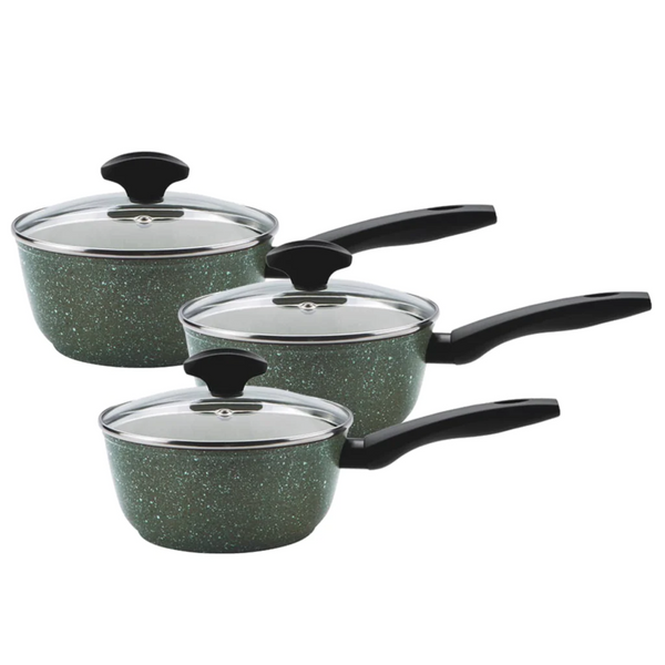 Prestige Eco Induction Saucepan & Lid Set - 3 Pieces | Cookware | Napev