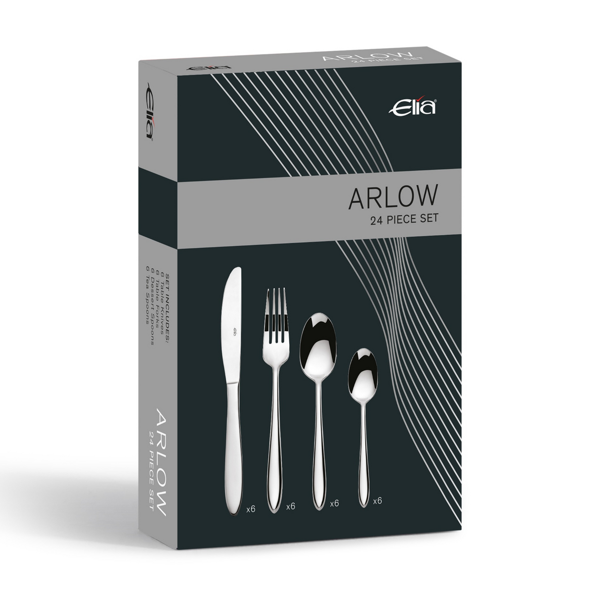 Elia Arlow 24 Piece Set | Cutlery Set  | Napev UK