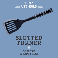 Prestige Slotted Turner With Silicone Edge | Utensils | Napev UK